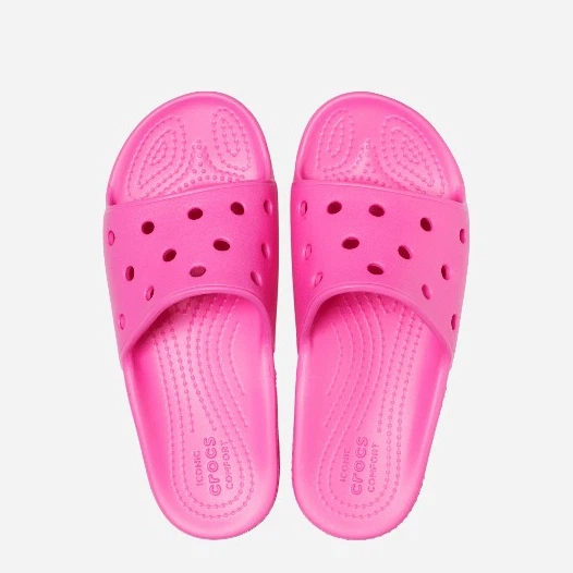 Klapki młodzieżowe dla dziewczynki Crocs CR206396-ELPK 36-37 J4 Różowe (191448523357) - obraz 3