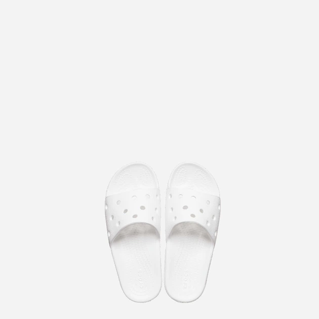 Klapki dziecięce dla dziewczynki Crocs CR206396-WHI 33-34 J2 Białe (191448891555) - obraz 3