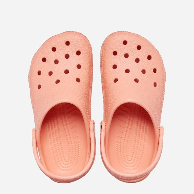 Chodaki dziecięce dla dziewczynki Crocs CR206990-PAPA 23-24 C7 Pomarańczowe (196265108855) - obraz 3