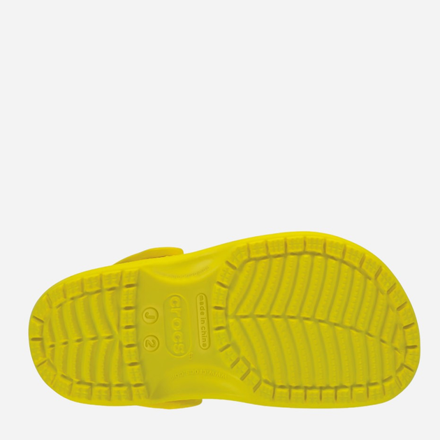 Дитячі крокси-сабо для хлопчика Crocs CR206991-LEMO 30-31 C13 Жовті (191448736283) - зображення 5