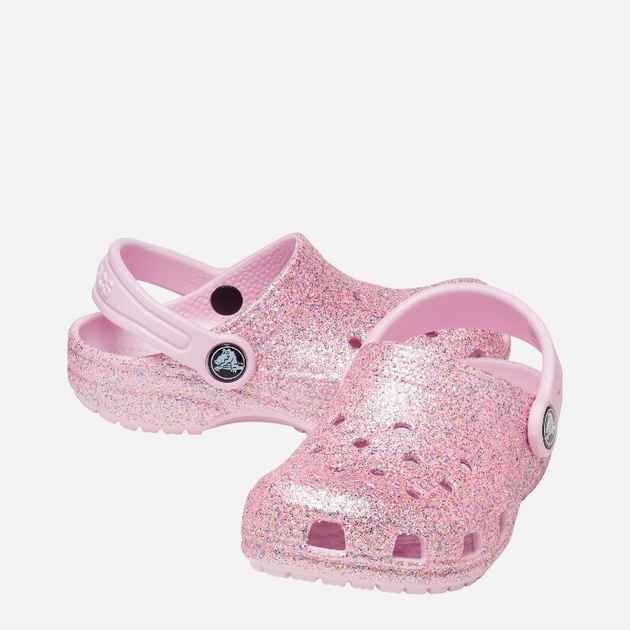 Chodaki dziecięce dla dziewczynki Crocs CR206992-WHRB 22-23 C6 Różowe (191448988491) - obraz 2