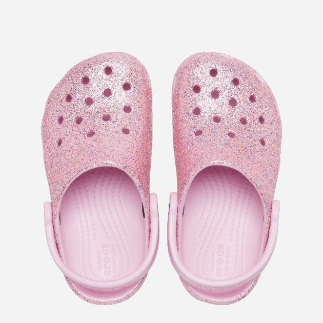Дитячі крокси для дівчинки Crocs CR206992-WHRB 27-28 C10 Блідо-рожеві (191448988460) - зображення 3