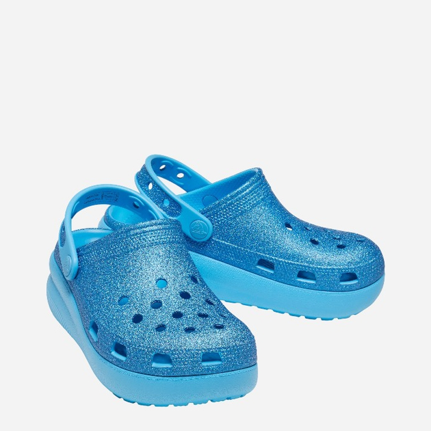 Chodaki dziecięce dla dziewczynki Crocs CR207834-OXYG 33-34 J2 Błękitne (191448976467) - obraz 2