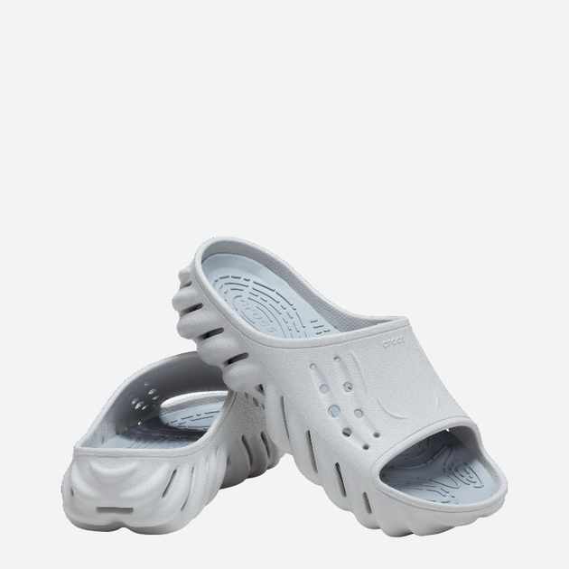 Підліткові шльопанці для хлопчика Crocs CR208185-ATMO 36-37 J4 Світло-сірі (196265252763) - зображення 2