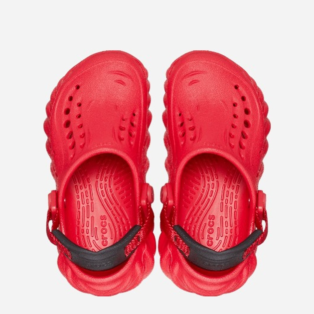 Chodaki chłopięce Crocs CR208191-VARD 24-25 C8 Czerwone (196265372126) - obraz 3