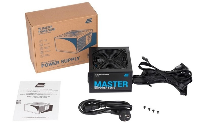 Блок живлення 2E Master Power 750W 80+ (2E-MP750-120APFC) - зображення 3