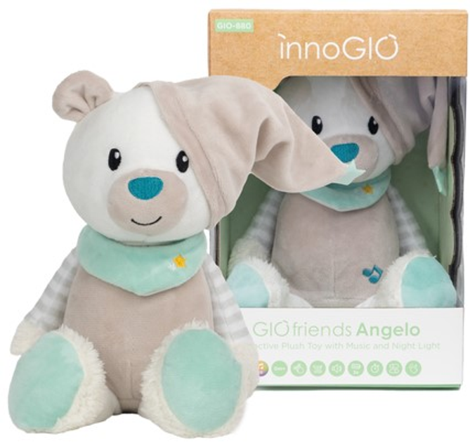 Іграшка для дітей InnoGIO GIO Friends Angelo Interactive Plush Toy GIO-880 музична (5904405021125) - зображення 1