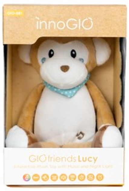 Іграшка для дітей InnoGIO GIO Friends Lucy Interactive Plush Toy GIO-881 музична (5904405021118) - зображення 5