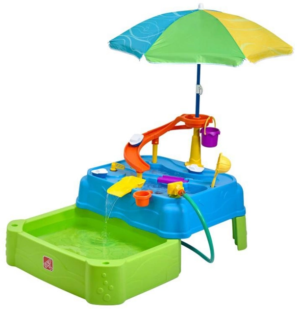 Водяний стіл для ігор Step 2 з атракціоном парасолька + басейн (0733538414598) - зображення 1