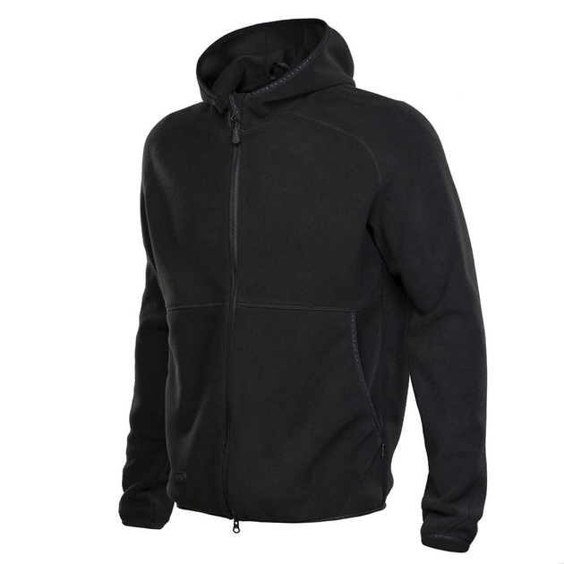 Тактична M-Tac кофта Lite Microfleece Hoodie Black чорна S - зображення 1