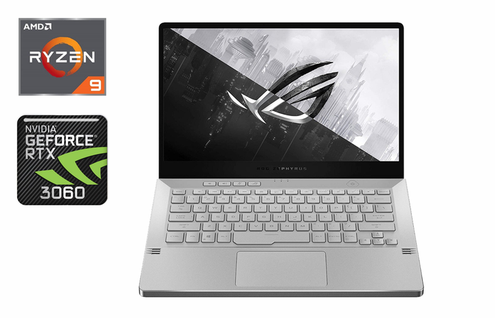 Ігровий ноутбук Asus ga401q / 14" (1920x1080) IPS / AMD Ryzen 9 5900HS (8 (16) ядер по 3.0 - 4.6 GHz) / 16 GB DDR4 / 1000 GB SSD / nVidia GeForce RTX 3060, 6 GB GDDR6, 192-bit / WebCam / Windows 10 Home б/в - Фото 1 Ігровий ноутбук Asus ga401q / 14" (1920x1080) IPS / AMD Ryzen 9 5900HS (8 (16) ядер по 3.0 - 4.6 GHz) / 16 GB DDR4 / 1000 GB SSD / nVidia GeForce RTX 3060, 6 GB GDDR6, 192-bit / WebCam / Windows 10 Home б/в - зображення 1