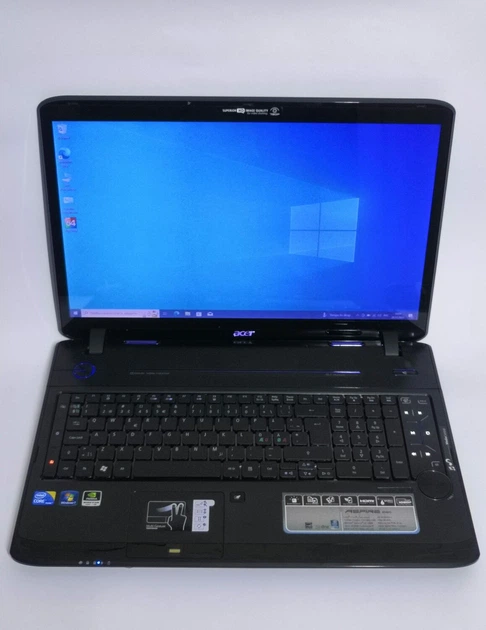 Ноутбук Acer Aspire 8940G / 17.3" (1920x1080) TN / Intel Core i7-720QM (4 (8) ядра по 1.6 - 2.8 GHz) / 8 GB DDR3 / 128 GB SSD + 500 GB HDD / nVidia GeForce GT 240M, 1 GB GDDR3, 128-bit / WebCam / DVD-RW б/в - Фото 2 Ноутбук Acer Aspire 8940G / 17.3" (1920x1080) TN / Intel Core i7-720QM (4 (8) ядра по 1.6 - 2.8 GHz) / 8 GB DDR3 / 128 GB SSD + 500 GB HDD / nVidia GeForce GT 240M, 1 GB GDDR3, 128-bit / WebCam / DVD-RW б/в - зображення 2