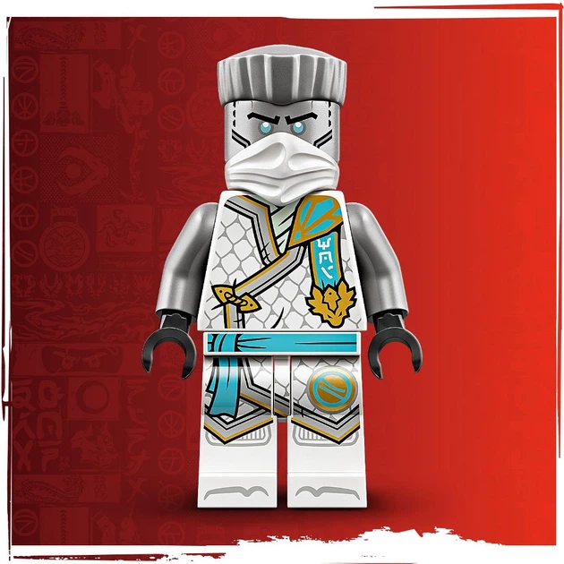 Конструктор LEGO NINJAGO Ледяной мотоцикл Зейна 84 детали (71816