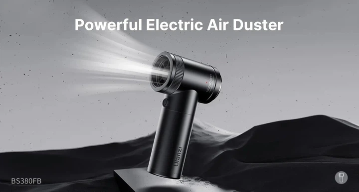 Компрессор Ulanzi Powerful Electric Air Duster BS380FB Black для чистки фото-, видеотехники, электроники, компьютерной техники - изображение 3