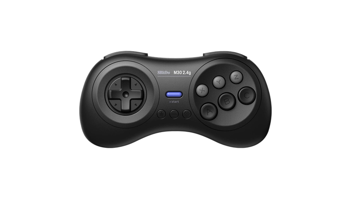 Набір Консоль Sega Mega Drive 2 MK-1631 Genesis USA Black Б/У + Геймпад Бездротовий 8BitDo 1 M30 2.4G 81CA - зображення 3
