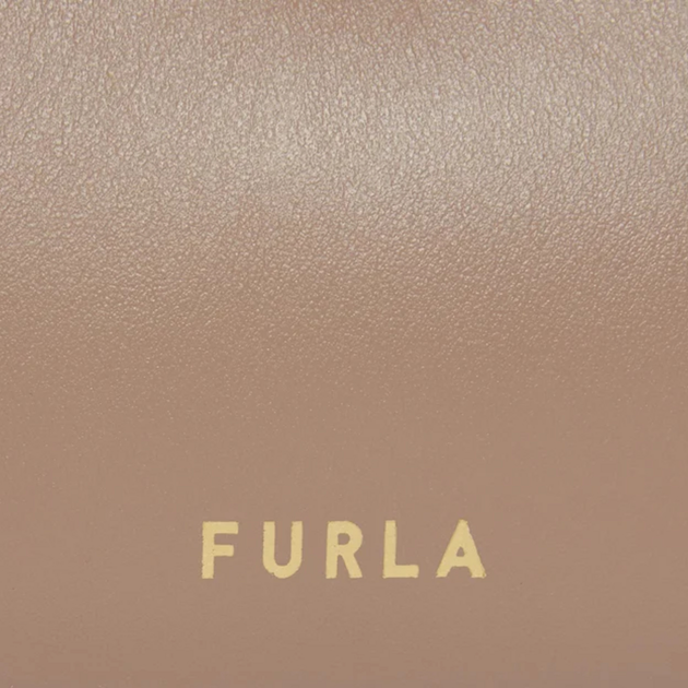 Torebka crossbody damska skórzana Furla Genesi Mini Tote WB00869BX00531257S9107 Beżowa (8050597394541) - obraz 4
