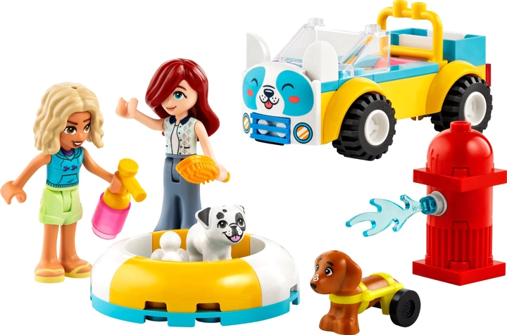 Zestaw klocków LEGO Friends Samochód do pielęgnacji psów 60 elementów (42635) - obraz 2