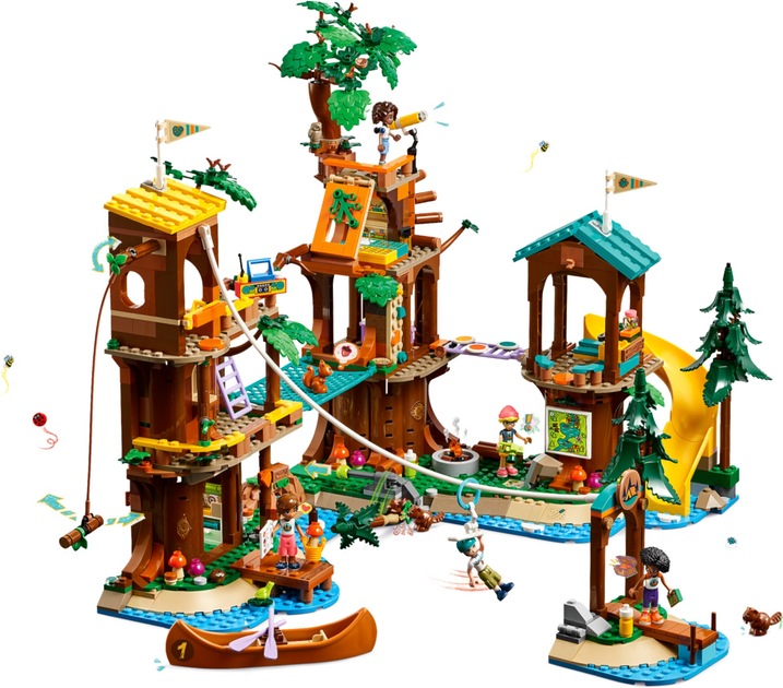 Zestaw klocków LEGO Friends Domek na drzewie na obozie kempingowym 1128 elementów (42631) - obraz 3