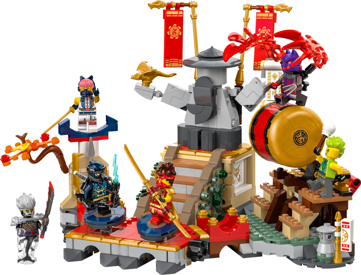 Zestaw klocków LEGO Ninjago Arena turniejowa 659 elementów (71818) - obraz 2