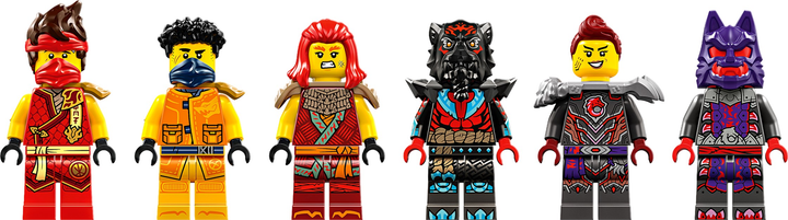 Zestaw klocków LEGO Ninjago Smoczyca źródła ruchu 1716 elementów (71822) - obraz 5