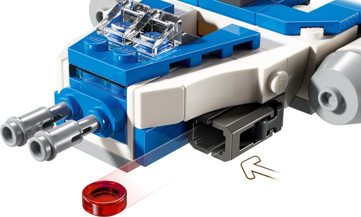 Zestaw klocków LEGO Star Wars Mikromyśliwiec Y-Wing kapitana Rexa 99 elementów (75391) - obraz 4
