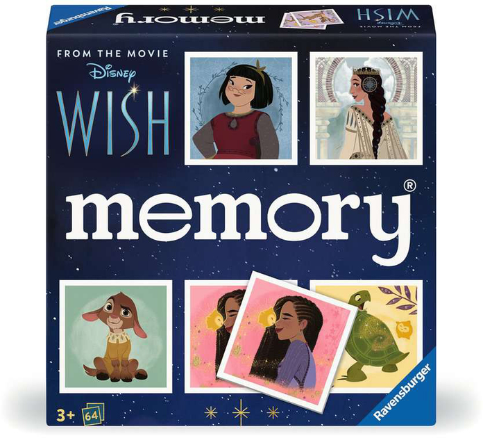 Настільна гра Ravensburger Disney Wish Мemory (4005556225958) - зображення 1