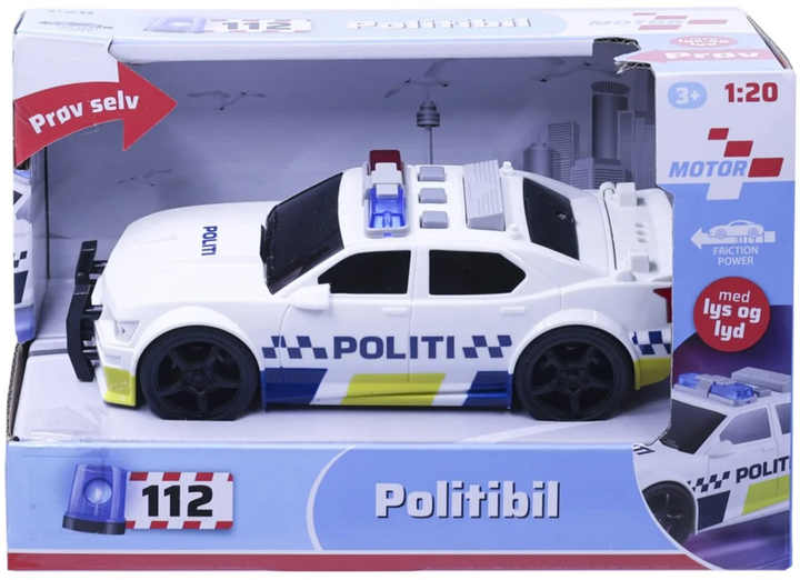 Samochód policyjny Impulse Motor 112 ze światłem i dźwiękiem 19 cm (5704907950158) - obraz 2