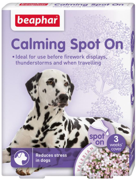 Krople uspokajające dla psów Beaphar Calming Spot On 3 szt (8711231139002) - obraz 1