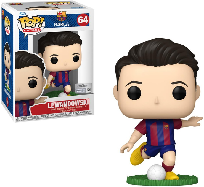 Фігурка Funko POP Football ФК Барселона - Левандовскі 64 (5908305247234) - зображення 2