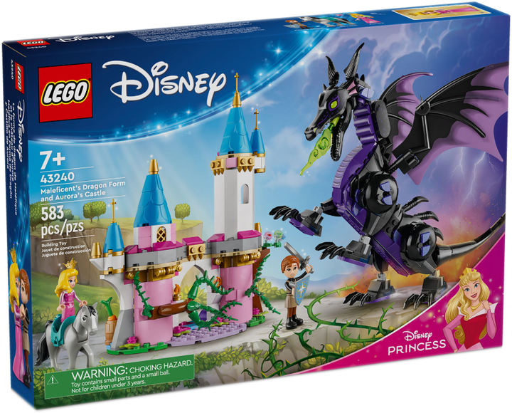 Zestaw klocków LEGO Disney Princess Diabolina jako smok 583 elementy (43240) - obraz 1