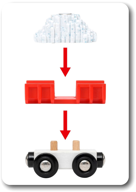 Lokomotywa Brio Train With Snow Plow (7312350336061) - obraz 7