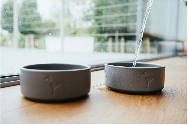 Miska dla psów Hunter Dogbowl Ceramic Osby Szara 1100 ml (4016739689856) - obraz 3
