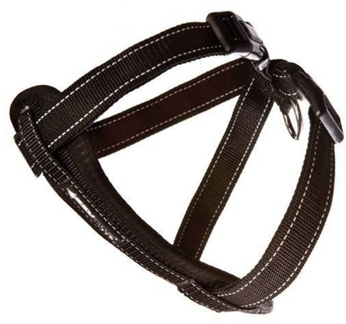 Шлея для собак Ezydog Harness Neoprene Black XL 56-97 см (5708214102071) - зображення 1