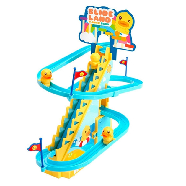 Zjeżdżalnia z kaczuszkami B.Duck Baby Slide Land (6971266382237) - obraz 1