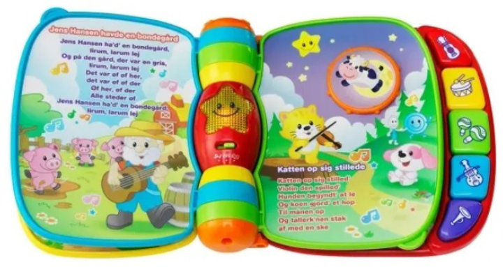 Książka muzyczna Vtech Baby Musical Rhymes Book (5713646186032) - obraz 3