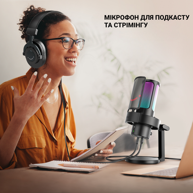 Микрофон Fifine Ampliagame A8 Plus RG - Фото 3 Микрофон Fifine Ampliagame A8 Plus RG - изображение 3