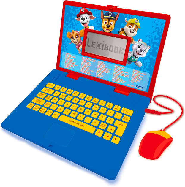 Interaktywna zabawka Lexibook Paw Patrol Bilingual Educational Laptop (3380743094892) - obraz 1
