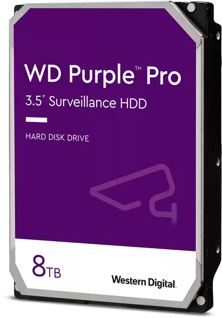 Жесткий диск Western Digital Purple Pro 8TB 7200rpm 256MB WD8002PURP 3.5 SATA III - изображение 2