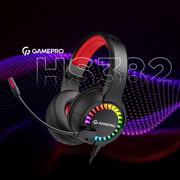 Навушники GamePro HS382 Чорні RGB - изображение 6