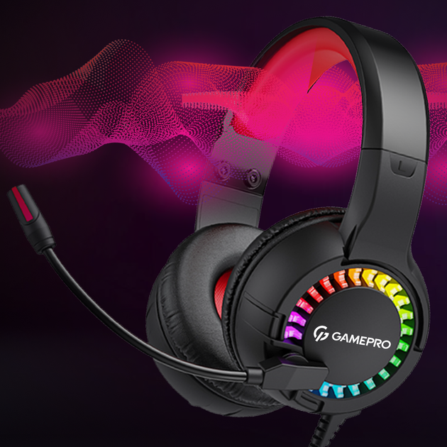 Навушники GamePro HS382 Чорні RGB - изображение 11