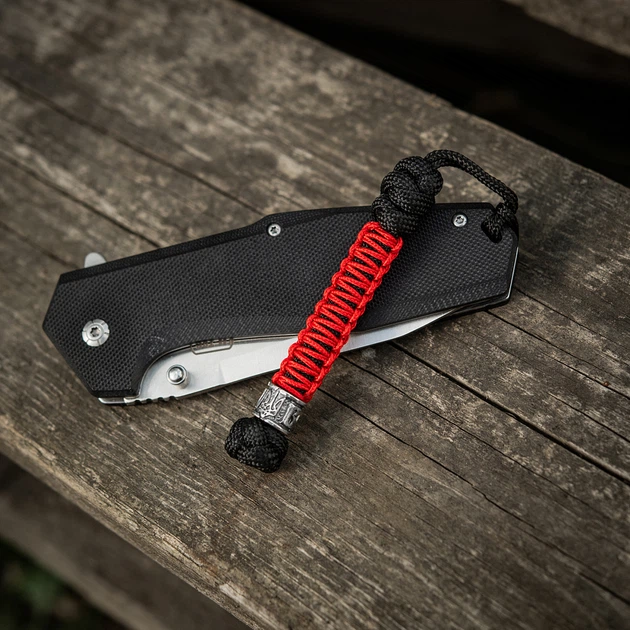 Темляк M-Tac Scandinavian ВОЛЯ Silver Black&Red - изображение 12