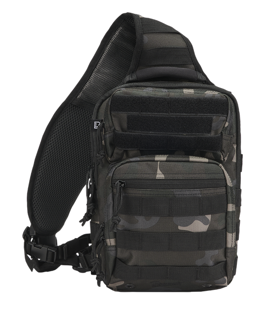 Тактическая сумка-рюкзак Brandit-Wea US Cooper sling medium(8036-4-OS) dark-camo, 8L - изображение 1