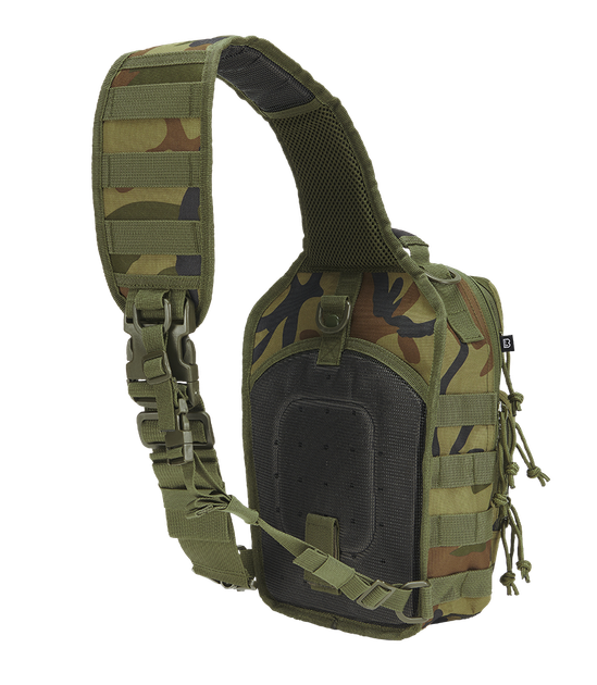 Тактическая сумка-рюкзак Brandit-Wea US Cooper sling medium(8036-10-OS) woodland, 8L - изображение 2