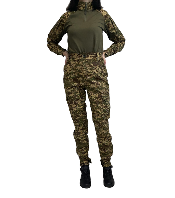 Женская военная тактическая рубашка Убакс XS Хищник - зображення 2