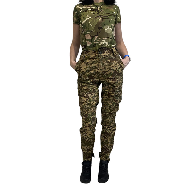 Жіночі військові тактичні штани 38 Хижак - зображення 1