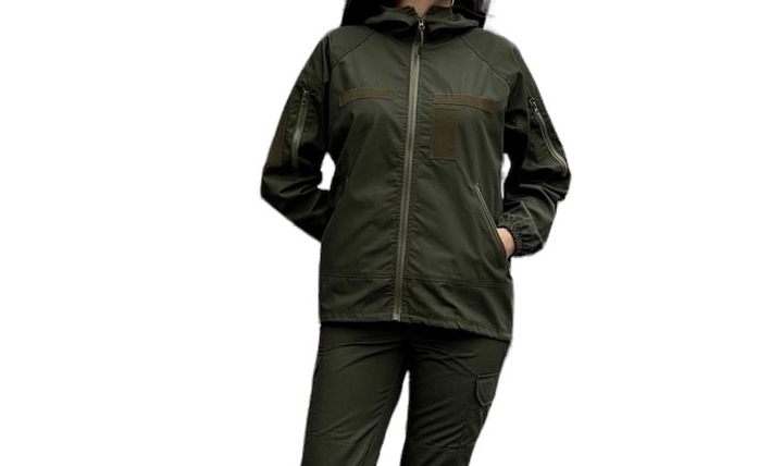 Тактична військова легка куртка L хакі, олива - зображення 1