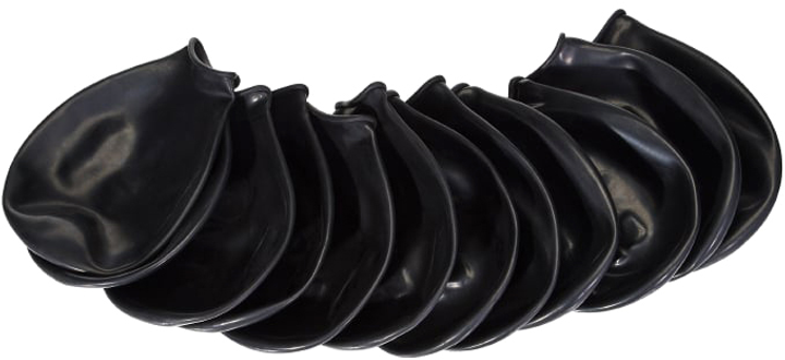 Buty dla psów Pawz Dog Shoes Czarne XL 12.7 cm 12 szt (0897515001208) - obraz 1