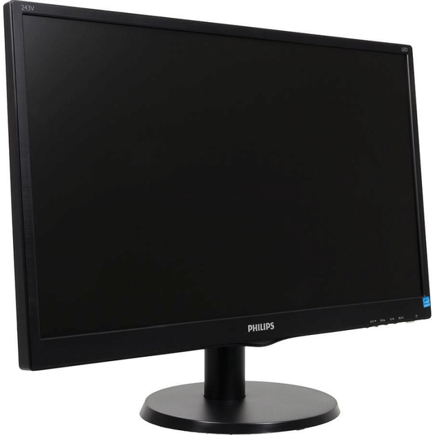 Монитор 23.6" LED TN+film, Philips 243V5L, 1920 x 1080 (FullHD), 5 мс ...