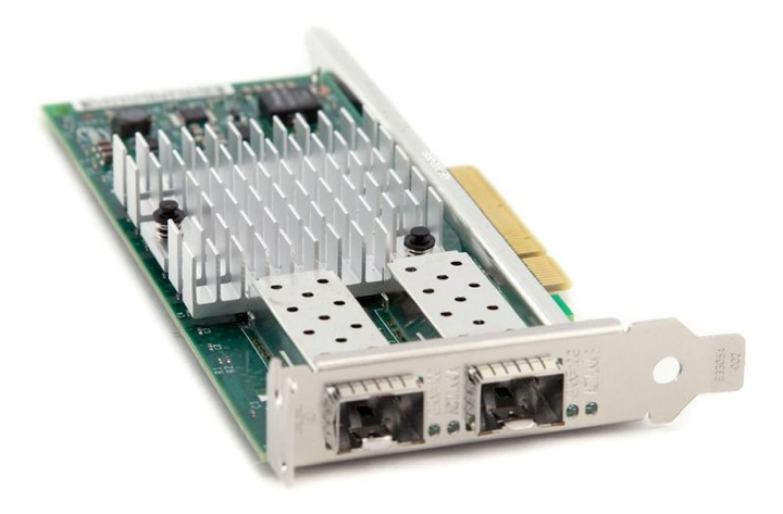 Серверная сетевая карта Intel X520 (E69818 Rev B), PCIe x8, 2-port 10Gb ...