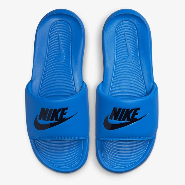Klapki basenowe męskie Nike Victori One Slide CN9675-400 41 (8US) Niebieskie (194497882673) - obraz 3